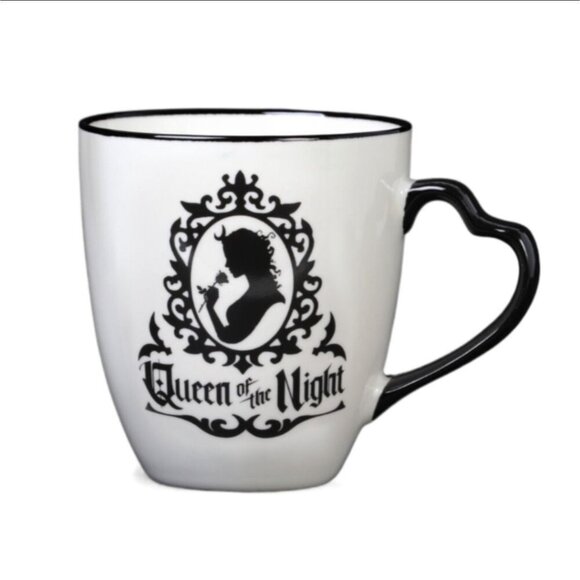Alchemy Gothic ✦ Queen & Lord Mug Set ✦ Bone China w/ Coasters Gothic Royalty - Picture 3 of 10